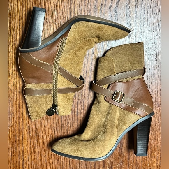 LOFT Shoes - Ann Taylor Loft brown suede leather boots shoes size 6M